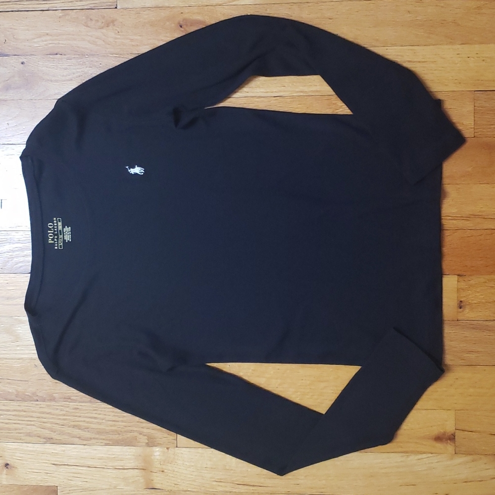 Polo Ralph Lauren Black Shirt Girl's Large (12-14)